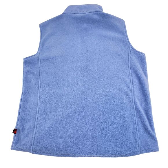 Woolrich Vest Women's Sleeveless Mock Neck Fleece Medium Blue - Picture 9 of 12